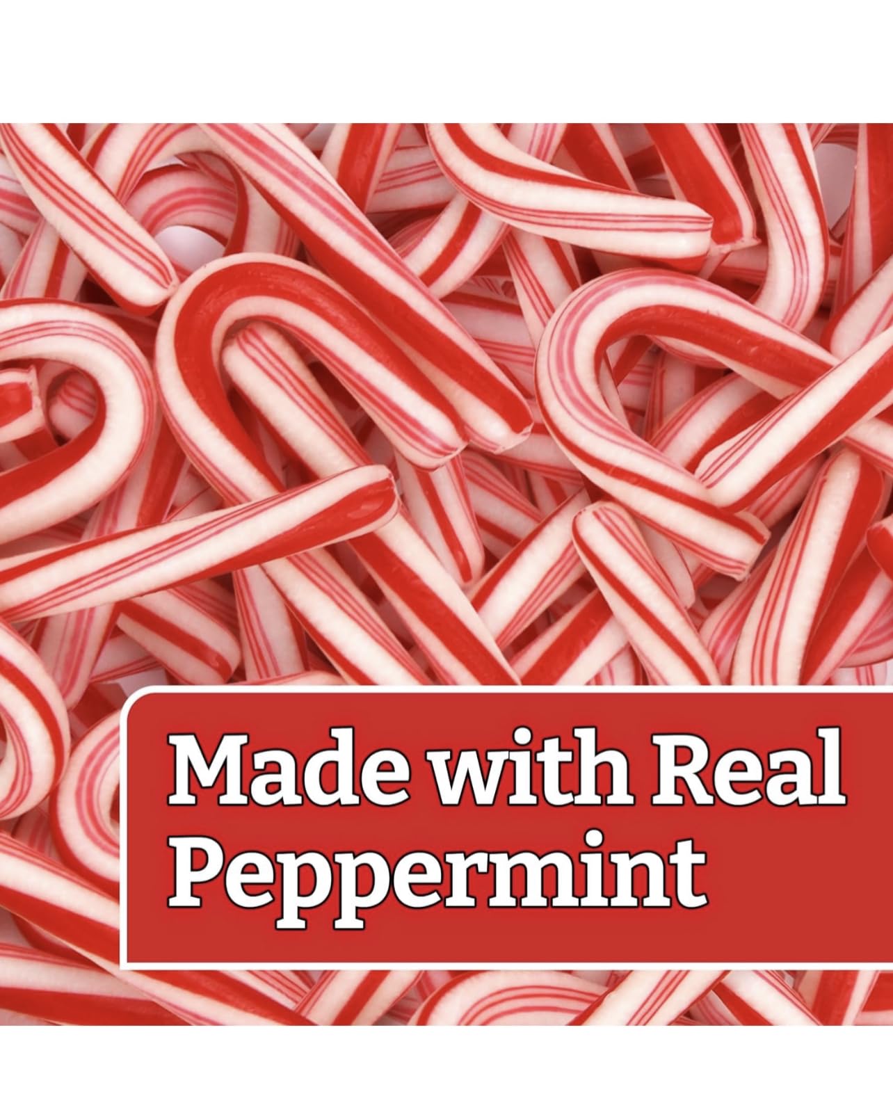 Peppermint Mini Candy Canes (96 Individually Wrapped Candies) Bulk Christmas Candy | Bundled With Free Sameday Shippers Fun Stic