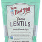 Bob's Red Mill Petite French Green Lentils, 24 Ounce (Pack of 2)