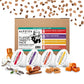 Barnies Coffee Pods with Santas White Christmas, Southern Pecan, Creamy Buttery Caramel, and Cool Cafe Blues, Assorted Variety Pack, 32 Count