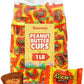 Bulk Peanut Butter Cup Miniatures Candy - 1.5 Pound (75 Pieces) Individually Wrapped Milk Chocolate Candy For Parties & Treats