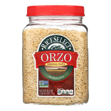 RiceSelect Orzo Traditional Pasta, 26.5 Ounce (Pack of 4)