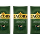 Jacobs Kronung Ground Coffee 500 Gram / 17.6 Ounce (Pack Of 3)