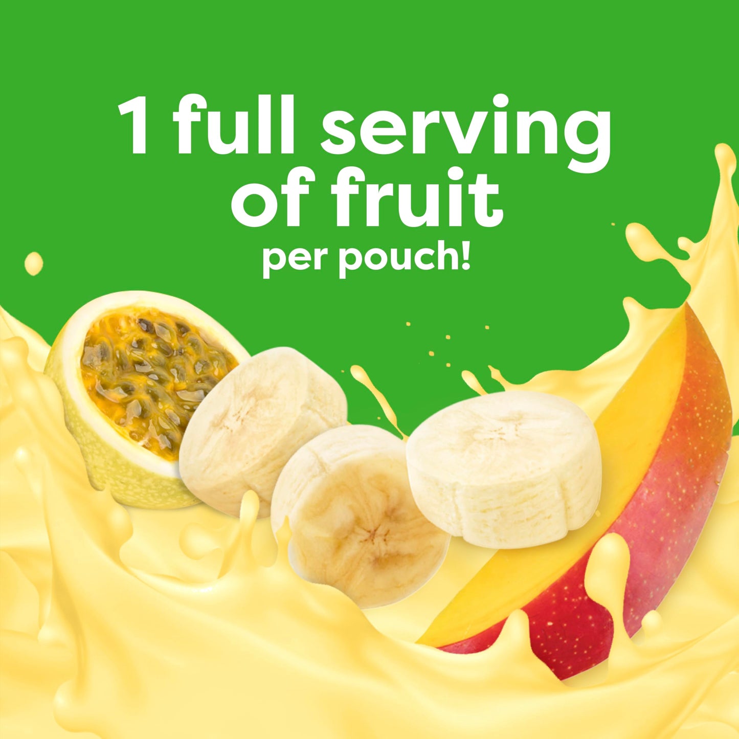 Beech-Nut Toddler Smoothies with Prebiotics, Banana Mango Passion Fruit & Yogurt Baby & Toddler Food Pouches, 3.5 oz (12 Pack)