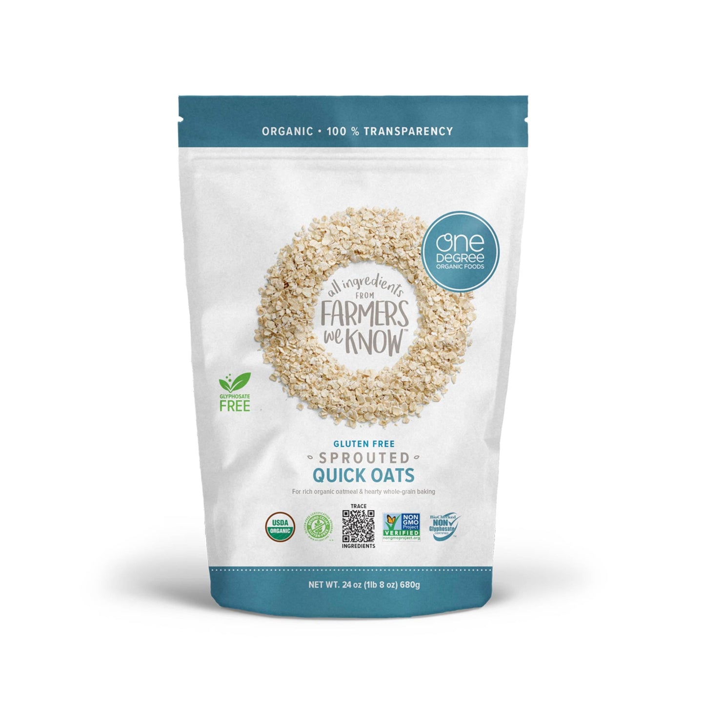 Hot Cereal Quick Oat Usa (24Oz) (Case4)