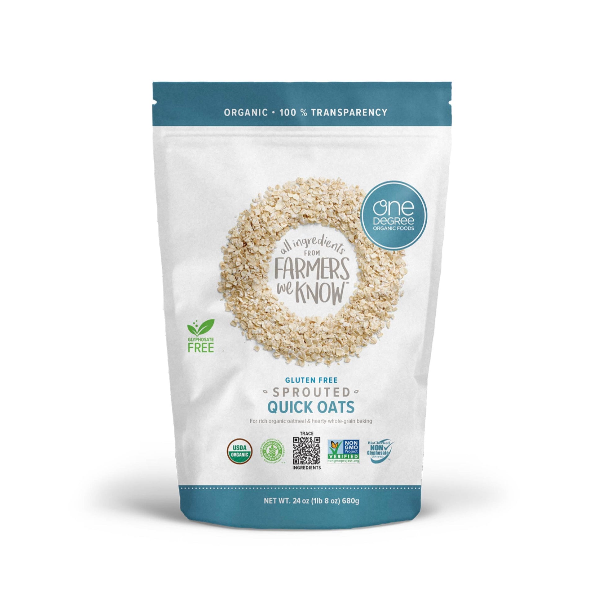 Hot Cereal Quick Oat Usa (24Oz) (Case4)