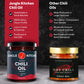 Jungle Kitchen Crunchy Garlic Chili Oil Chili Crisp Oil Vegan & Gluten-Free For Meats, Stir Fry, Vegetables, 6Oz- 3 Pack