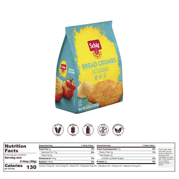 Schar Gluten Free Bread Crumbs - Net Wt. 8.8 Oz.