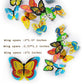 Yocity Wafer Paper Butterflies Cake Toppers Edible Butterfly Cake Decorations 60 Pcs Small Pastel Cupcake Topper For Wedding Par