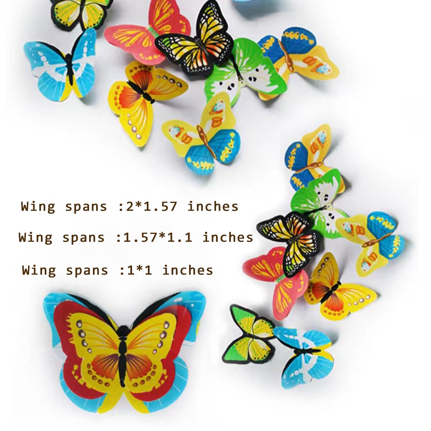 Yocity Wafer Paper Butterflies Cake Toppers Edible Butterfly Cake Decorations 60 Pcs Small Pastel Cupcake Topper For Wedding Par