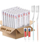 Hqslsund 200 Pack Travel Toothbrushes With Toothpaste, Individually Wrapped Disposable Toothbrushes Bulk Toothbrushes Medium Sof