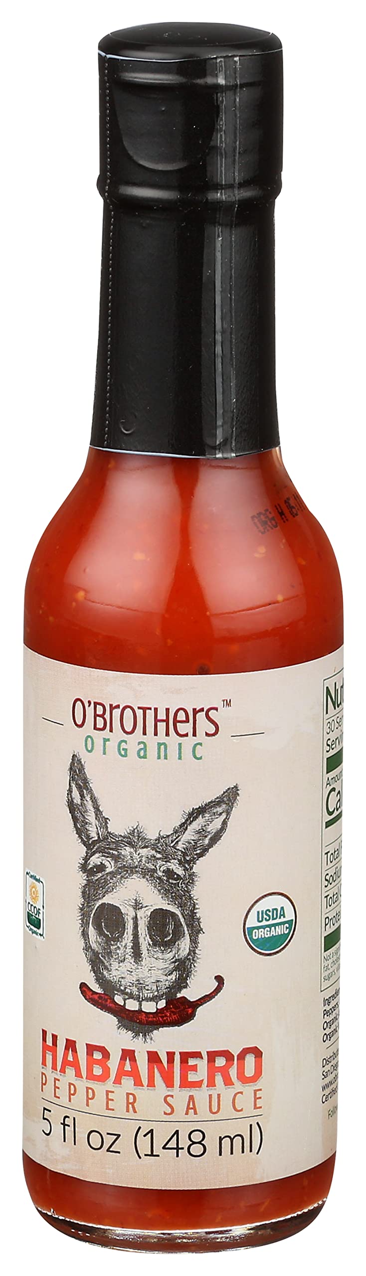 OBrothers Hot Sauce Habanero Pepper Sauce (12X5 OZ)