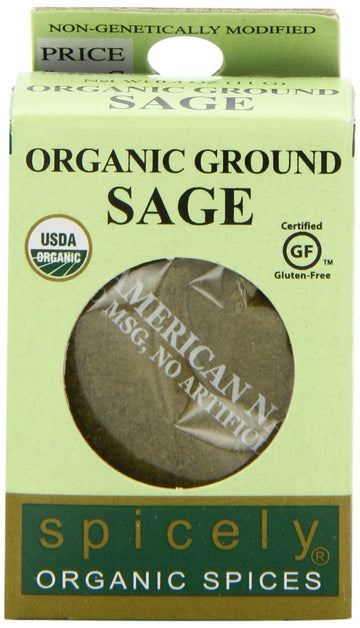 Spicely Organic Sage Ground, 0.4 Ounce (Pack Of 6)