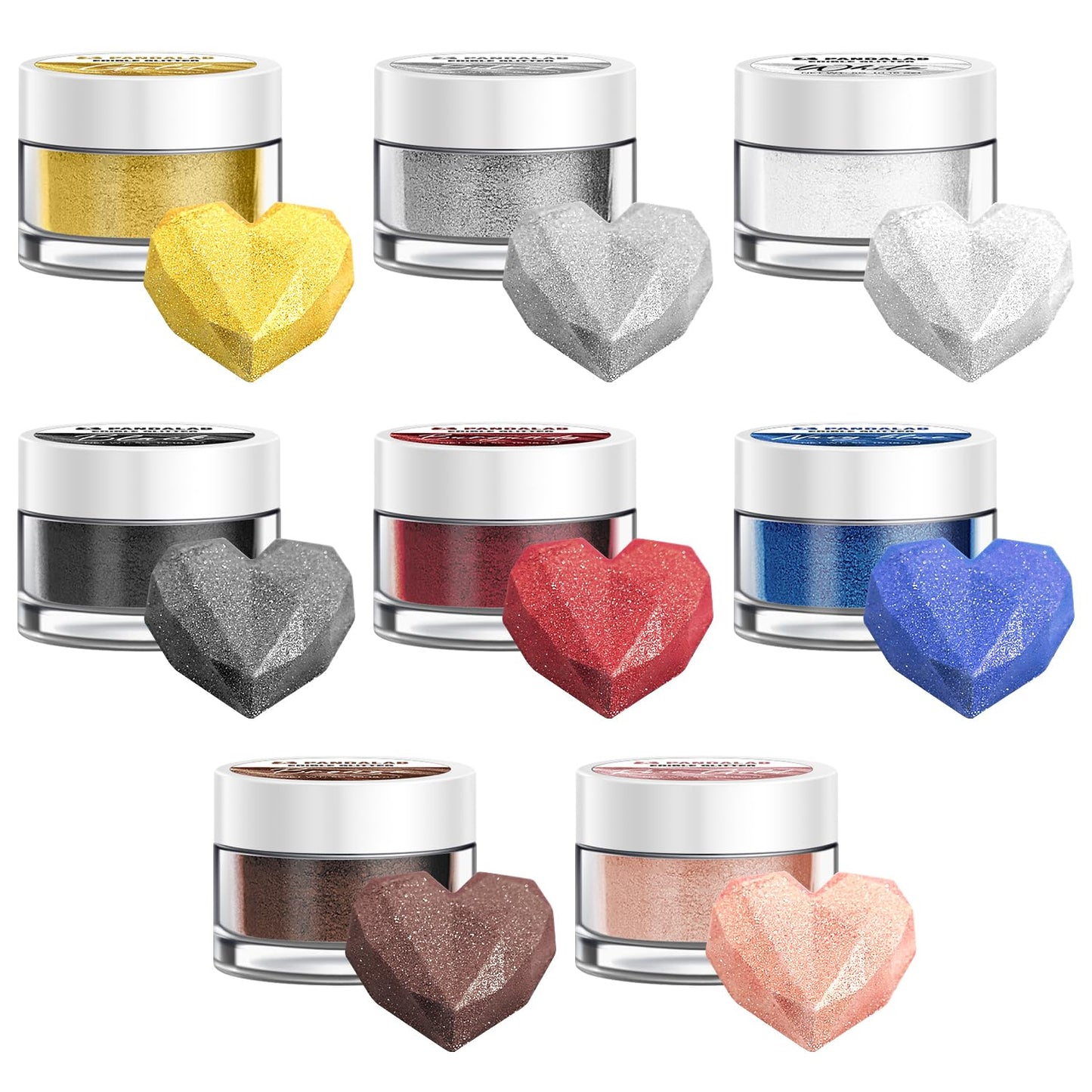 Edible Luster Dust Glitter - Food Grade For Drinks, Dessert Decorating Shimmering Glitter For Baking, Cake, Fondant, Chocolate,