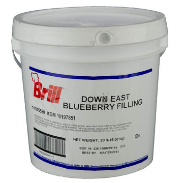 Brill Down East Blueberry Filling, 20 Pound -- 1 each.