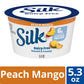 Silk Peach Mango Dairy Free, Soy Milk Yogurt Alternative, Smooth and Creamy Plant Based Yogurt with 6 Grams of Protein Per Servi