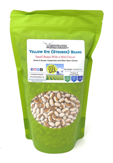 YANKEETRADERS Eye Beans, Yellow, 2 Pound