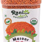 Rani Organic Masoor Gota (Football) Indian Red Lentils Skinless 64oz (4lbs) 1.81kg Bulk ~ All Natural | Gluten Friendly | NON-GM