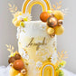 Orange Cake Decoration Summer Sunshine Cake Topper Yellow Orange Balls Cake Decoration For Wedding Bridal Shower Birthday