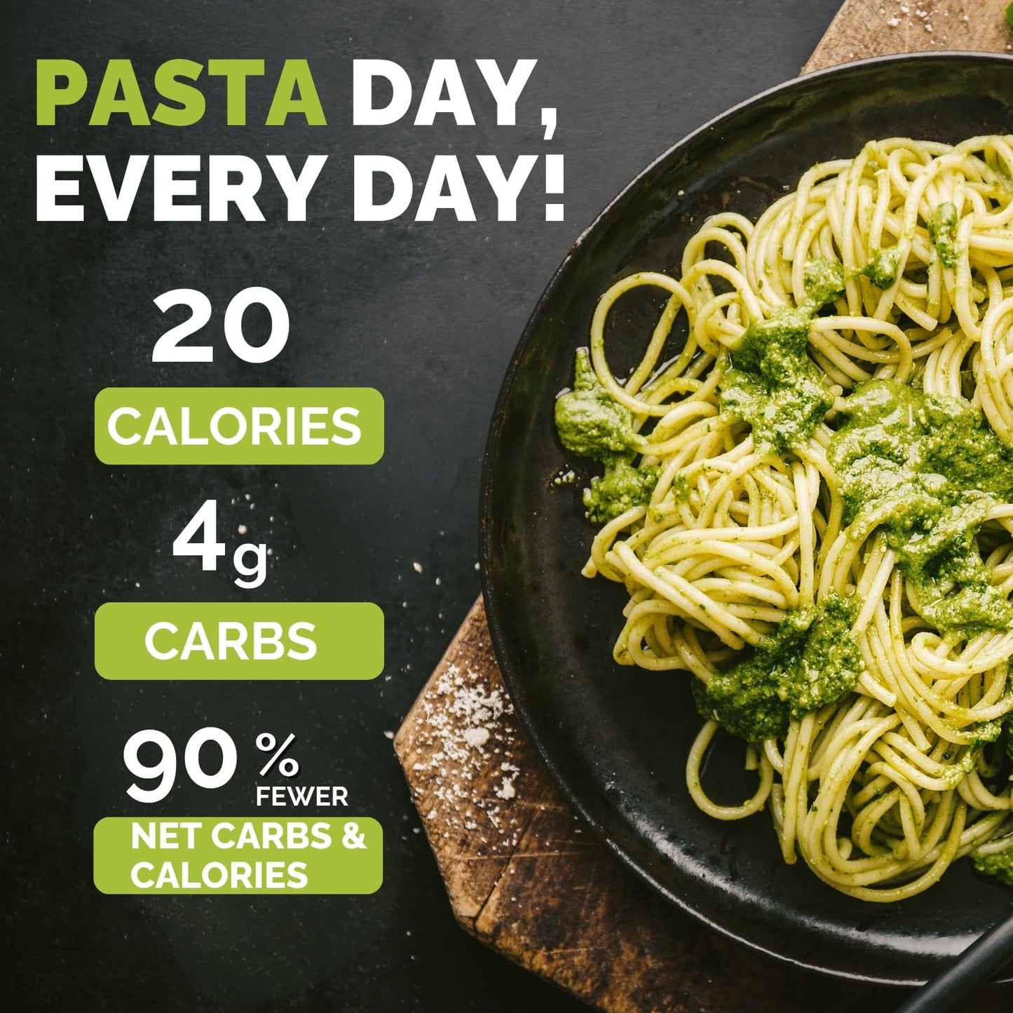 Palmini Angel Hair Pasta - Low-Carb, Gluten Free, Vegan, Non-GMO - 12 Ounce Pouch (Pack of 6)