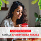 Fanale Cherry Popping Boba Pearls, Vegan, Non GMO, Gluten Free, Fat Free, Perfect for Bubble Tea, Smoothies, Ice Cream, Desserts