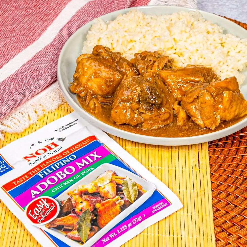 NOH Foods Seasoning Packets - Filipino Adobo Flavor - 1.5 oz, Pack of 3