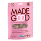 MadeGood Strawberry Granola Minis, 6 Pouches (3.5 oz/ea) Granola Clusters Made with Crunchy Oats and Juicy Strawberries; Conveni