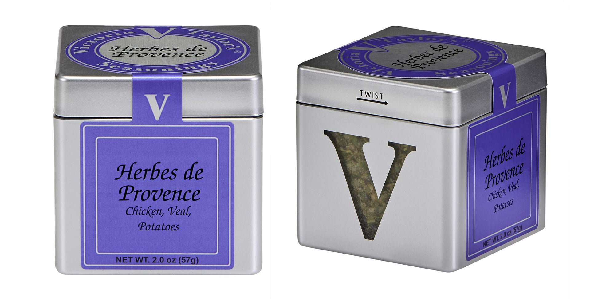 Herbes de Provence- 2.0 oz. Cube (Pack of 2)- 7 Classic, bright and bold spices blended for maximum flavor. Perfect for everyday