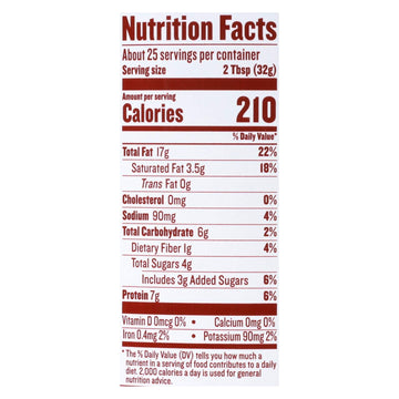 Justin 'S Nut Butter, Pnut Btr, Honey, Pack Of 6, Size 28 Oz - No Artificial Ingredients Gluten Free Kosher