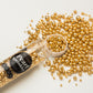 Sweet Spell Gold Pearl Sprinkles For Cake Decorating (120G/ 4.2Oz) - Sugar Candy Ball Pearls For Cupcakes, Ice Cream Toppers, An