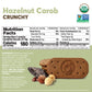 Olyra Organic Breakfast Biscuits - Hazelnut Carob - Healthy Snacks for Adults - Office Snacks - Healthy Cookies - High Fiber Sna