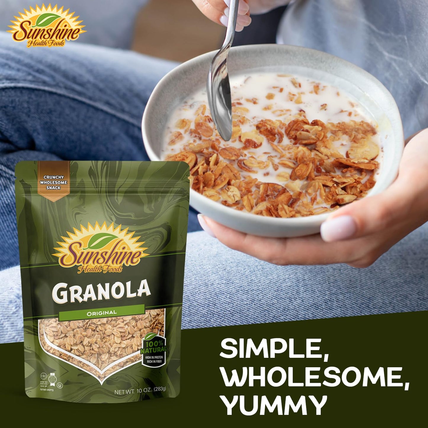 Original Granola, Delightfully Crunchy Healthy Granola Cereal, Ideal Granola For Yogurt Or Enjoy With Milk, Perfect Granola Cere
