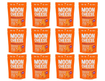 Moon Cheese, Snack, Medium Cheddar - Pack Of 12