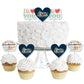Big Dot of Happiness Dessert Cupcake Toppers, Set of 24, 3.5 inches, Multicolored, Model BD7827dt