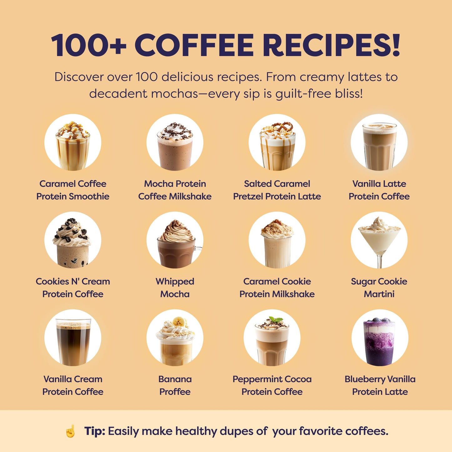 Cookie Dough Protein Iced Coffee - enhanced Whey Protein & Instant Iced Coffees - 100% Natural Cold Brew Coffee - Zero Artificial Flavors & Sweeteners  80 mg Caffeine Per Serving  20 Servings