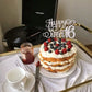 1 PCS Happy Sweet 16 Cake Topper Glitter 16th Birthday Cake Pick Cheers to 16 Years Sweet 16 Birthday Cake Decoration for Happy