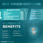 Rebel dietary products Nootropic Energy Caffeine Pouches 100mg Caffeine Sugar-Free Pack of 4 Wintergreen Flavor