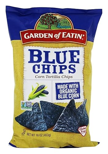 Garden Of Eatin Chip Tortilla Blue Corn Party Org3 - 16 oz (Pack of 6)
