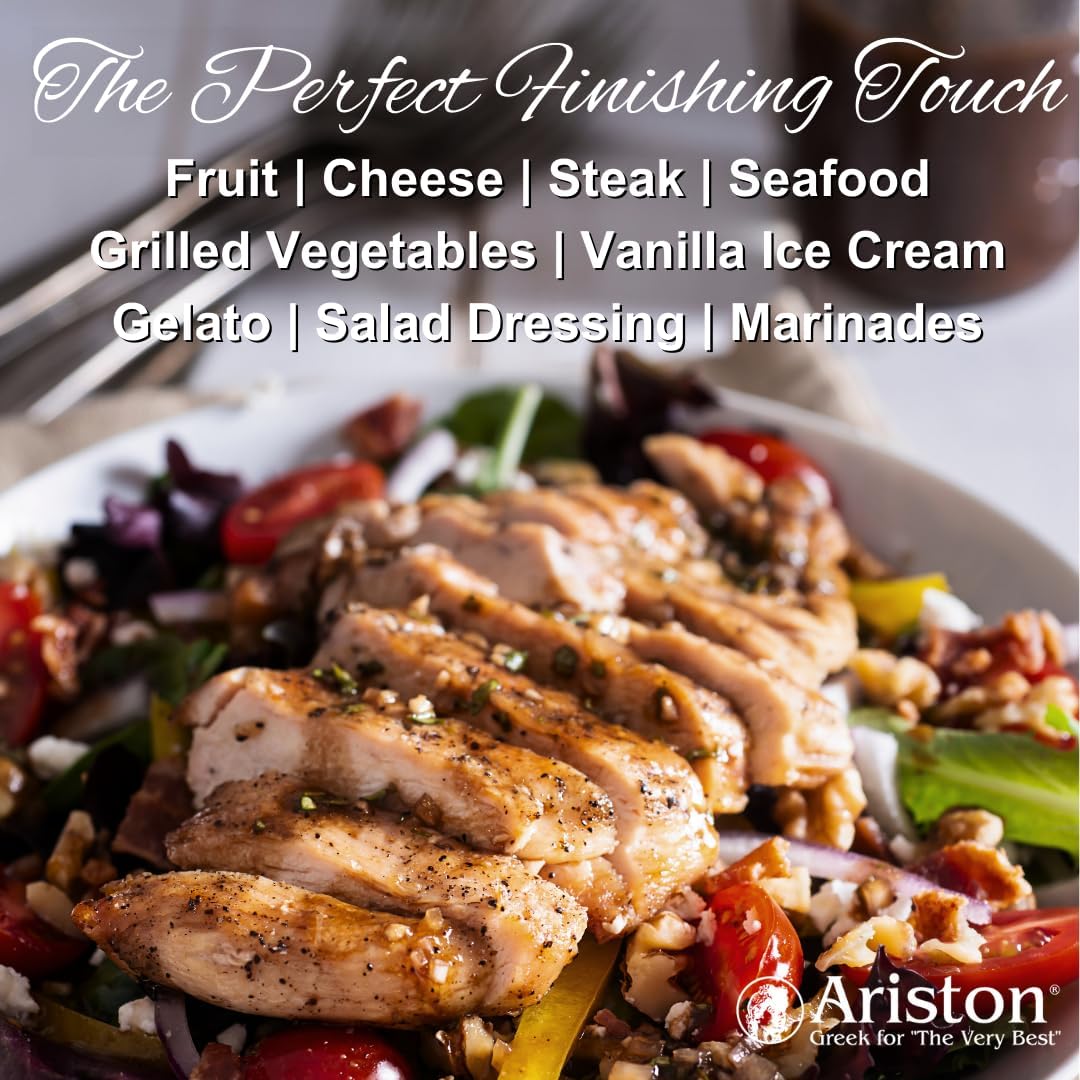 Ariston Balsamic Vinegar 500ml - Premium Traditional Modena, Sweet Taste, 4 Pack