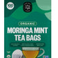 Fgo Organic Moringa Mint Tea, Eco-Conscious Tea Bags, 100 Count, Packaging May Vary (Pack Of 1)