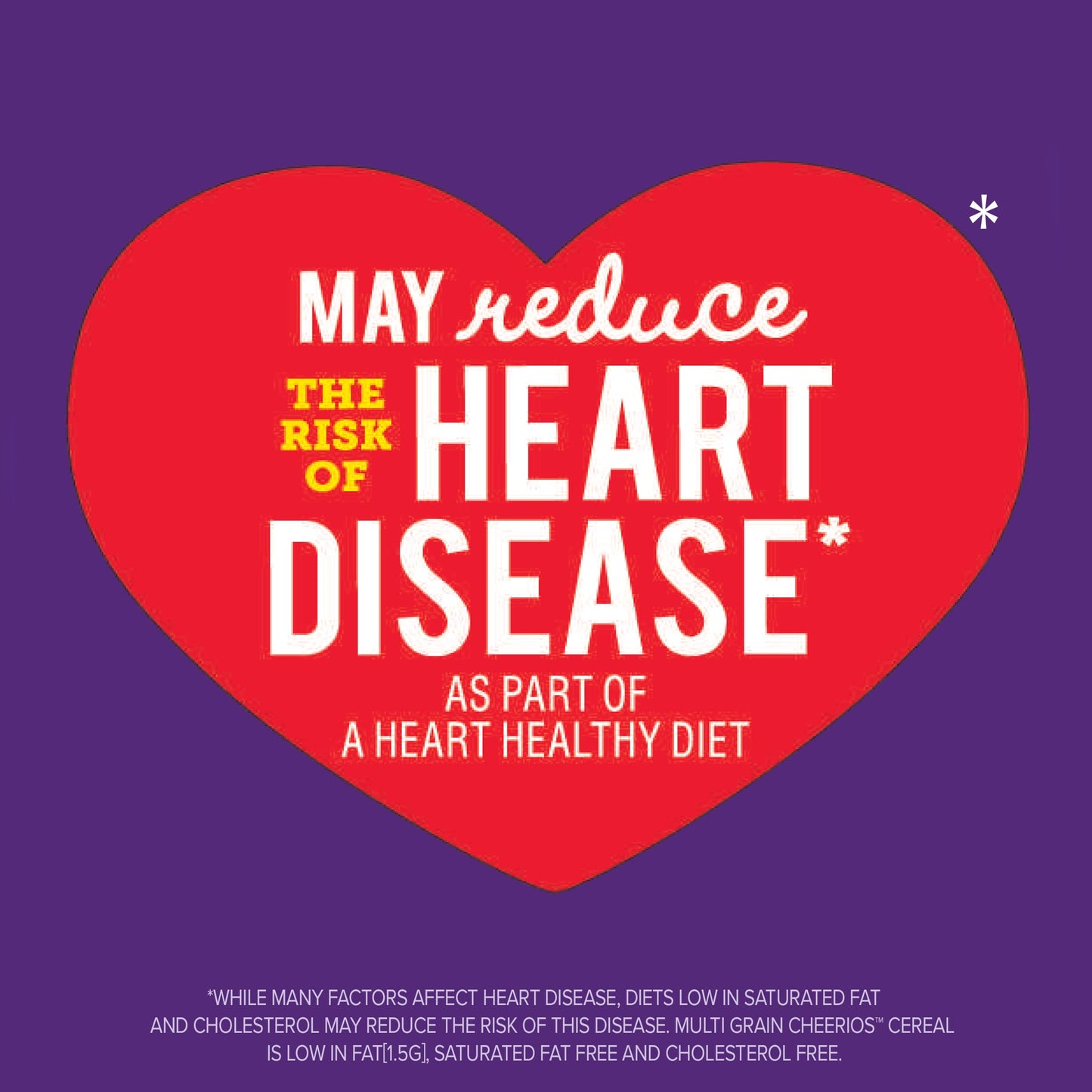 Multi Grain Cheerios Heart Healthy Cereal, 18 Oz Family Size Cereal Box