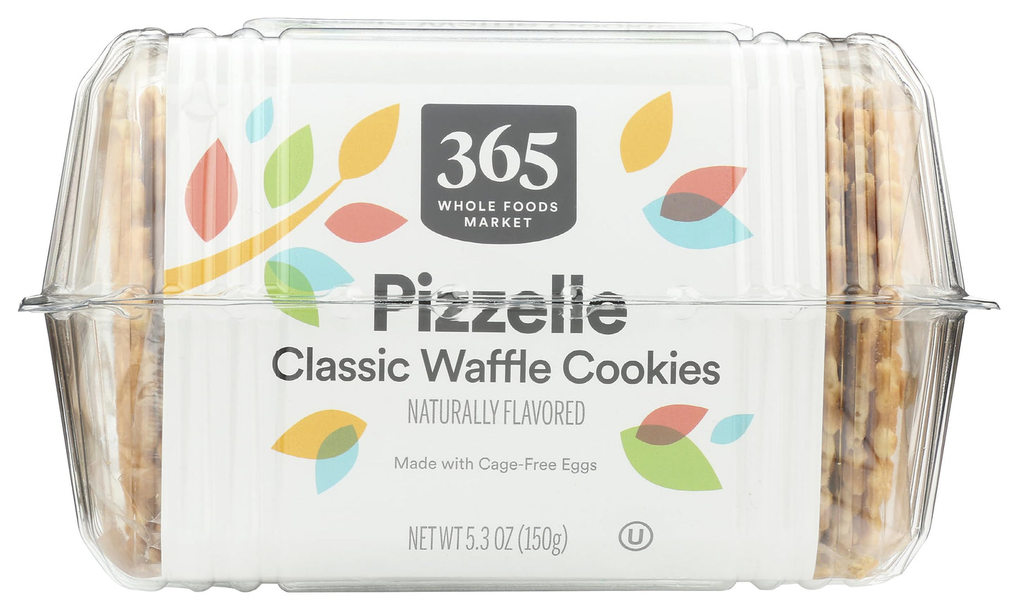 Whole Foods Market Vanilla Pizzelle Waffle Cookies, 5.3 oz
