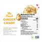 The Ginger People Chewy Ginger Candy, Spicy Turmeric Flavor, 1 lb Bag, Individually Wrapped, Orange