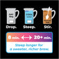 Cane Brew Sweet Tea - Southern Black Iced Teas  Family Size - No Boil  Zero Mess - Cold Brew for Home  Camping  RV  or Travel  8 Half Gallon Bags