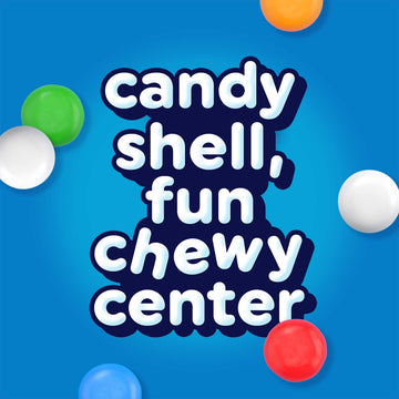 Airheads Candy Bites, Assorted Fruit Flavors, 2oz Packs, Box of 18, Red/Yellow/Blue