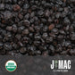 J MAC BOTANICALS Organic Dried Elderberries - 1lb Bulk, Non-Irradiated, Non-GMO, Raw Vegan, Whole Black Sambucus