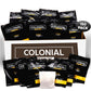 COLONIAL INTERNATIONAL COFFEE In-Room Hotel Ground Coffee, Medium Roast, 0.5 Ounce (Pack of 150), Paper Filter Portion Packs