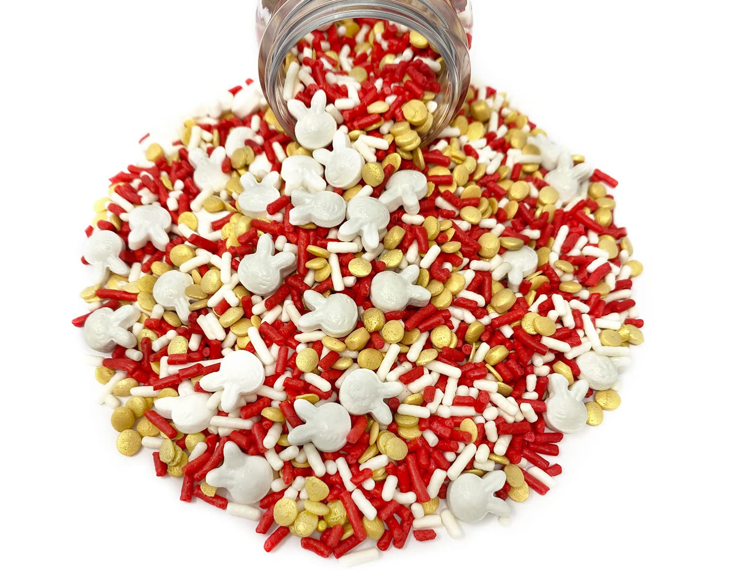 Mystic Sprinkles Wonderland Sprinkle Mixes (The White Rabbit Sprinkle Mix 3.5Oz)