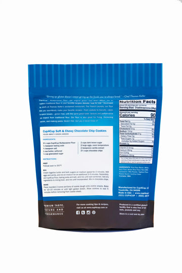 Cup4Cup Multipurpose Flour, 2 Pounds, Certified Gluten Free Flour, 1:1 All Purpose Flour Substitution, Non-GMO, Kosher, Made in