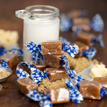 B  Quet Caramel - Chewy - Gourmet Caramel Candy - Caramel Candy Individually Wrapped - Made In Montana - Kosher (Star D) And Glu