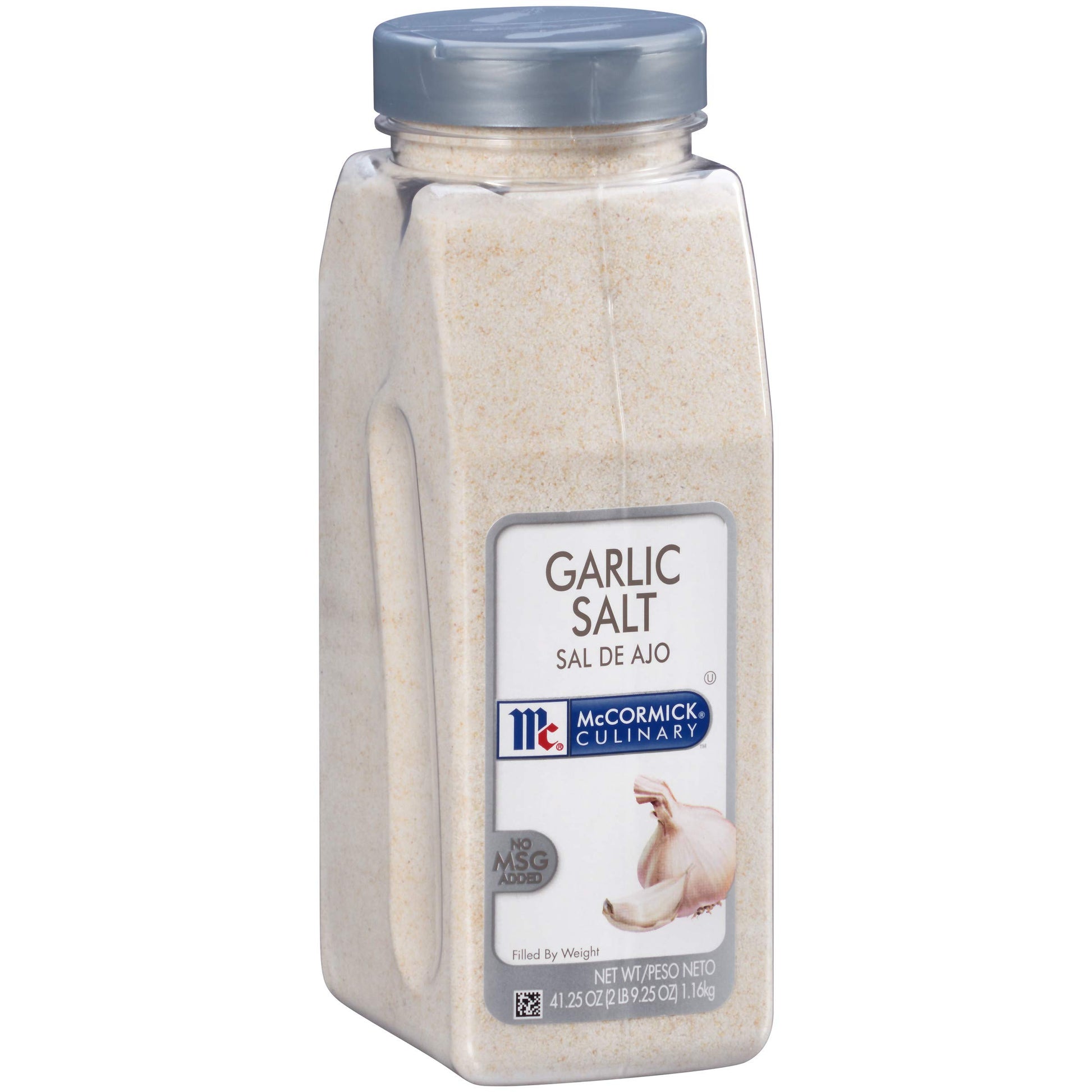 McCormick Culinary Garlic Salt Seasoning, 41.25 Ounce Container, Ideal for Soups, Breads, Vegetables, and Meats